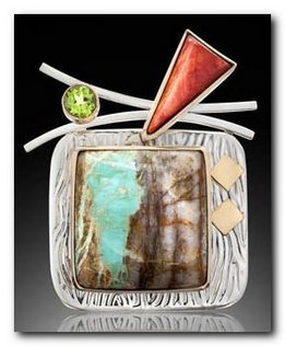 Spiny Oyster & Royston Ribbon Turquoise