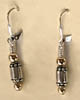 E101 Shiny Barrel Earrings
