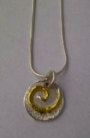 Small Spiral Pendant