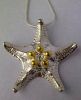 Medium 18k Starfish Pendant