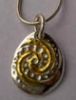 Small 18k Oval Pendant