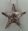 Large Silver Starfish Pendant